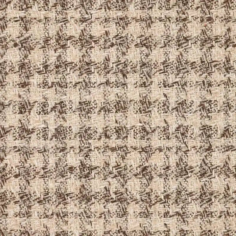 Coupon 70cm wol blend bouclé bruin
