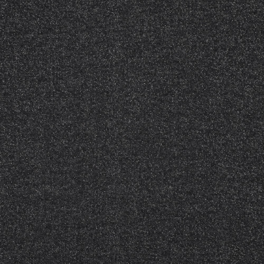Coupon 80cm sweat lurex zwart/zilver (foutje zie omschrijving!)