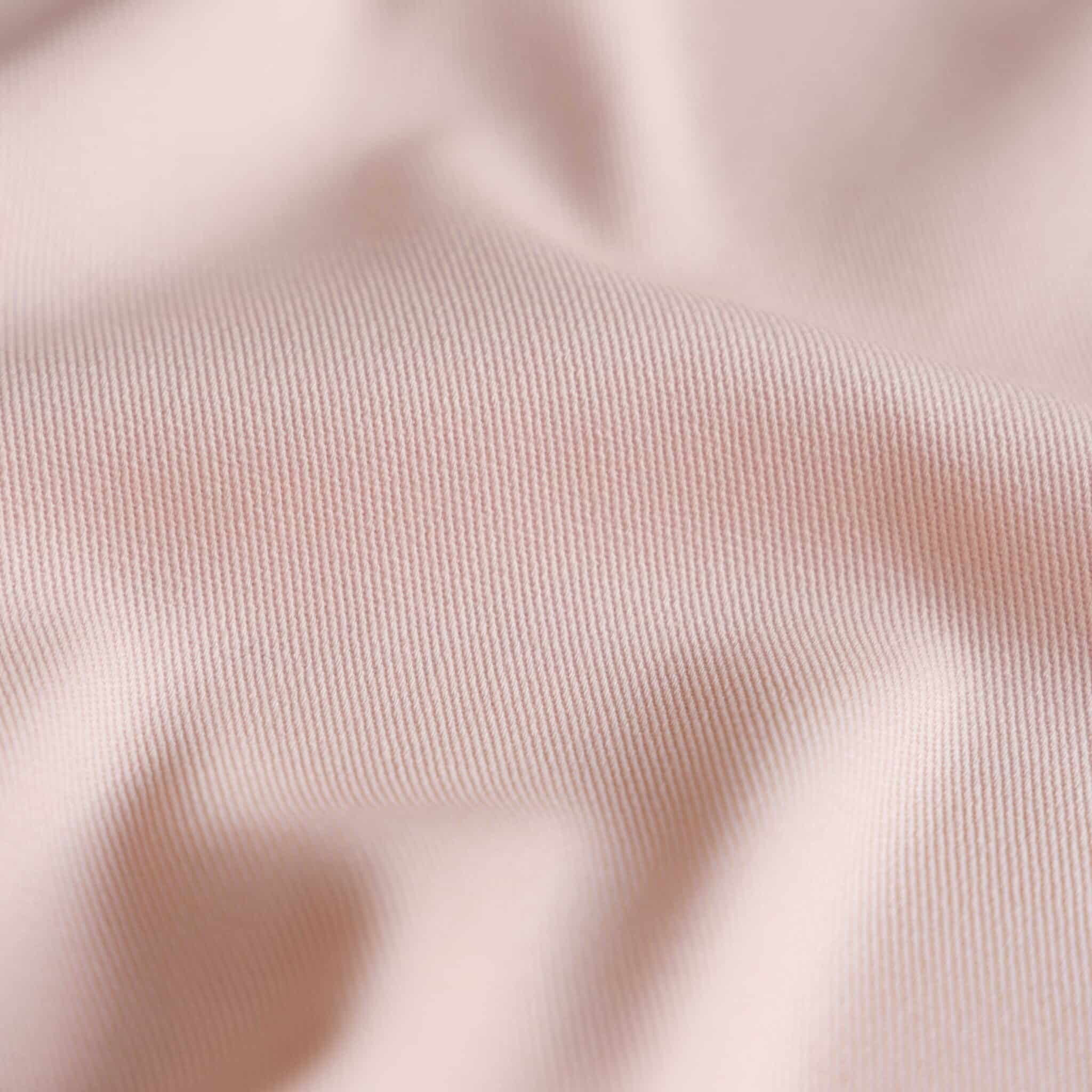 Coupon 85cm Fibre Mood - Katoenen twill stretch perzik/lichtroze
