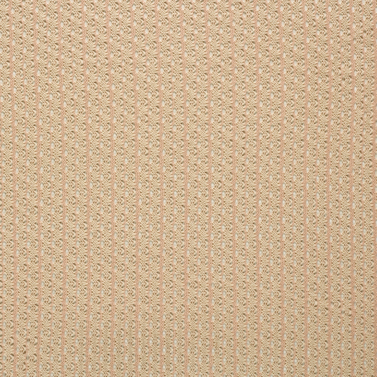 Crochet strepen lichtroze