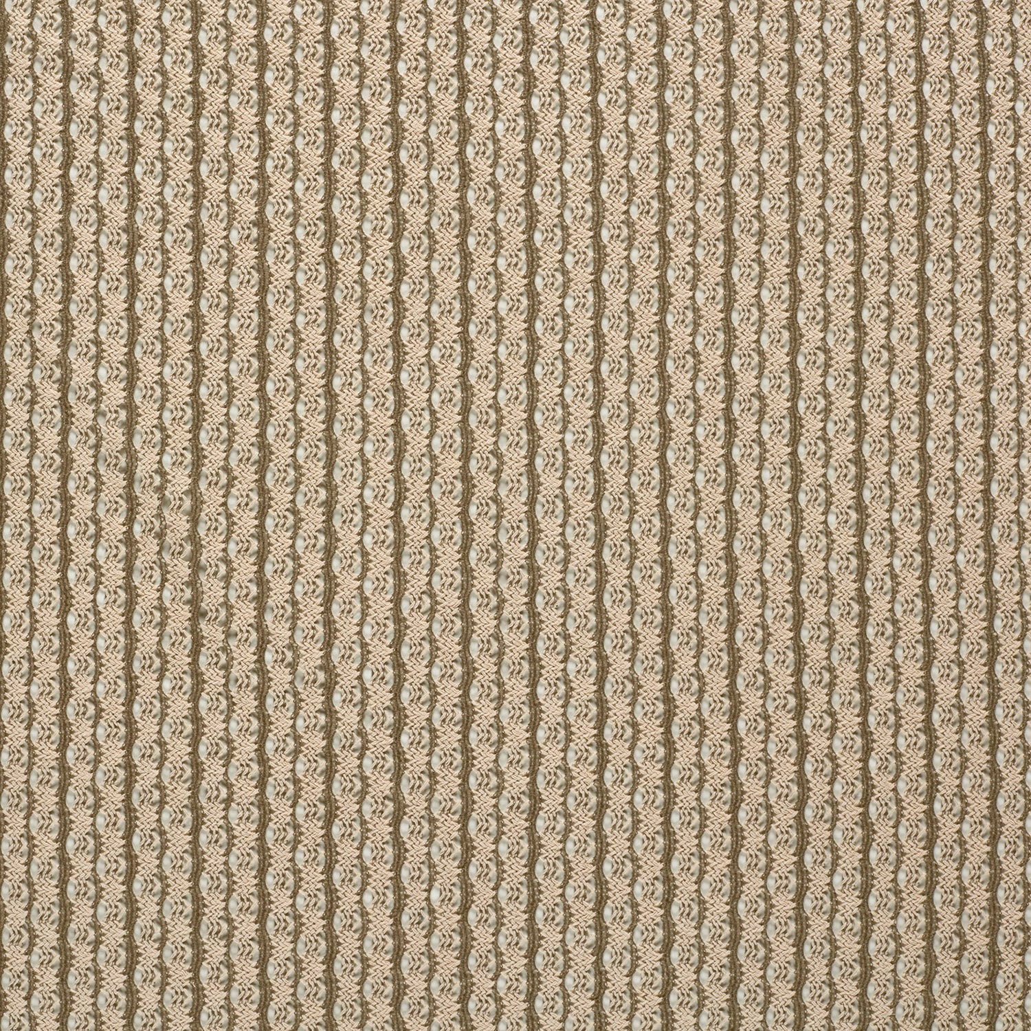 Crochet strepen olijfgroen/taupe