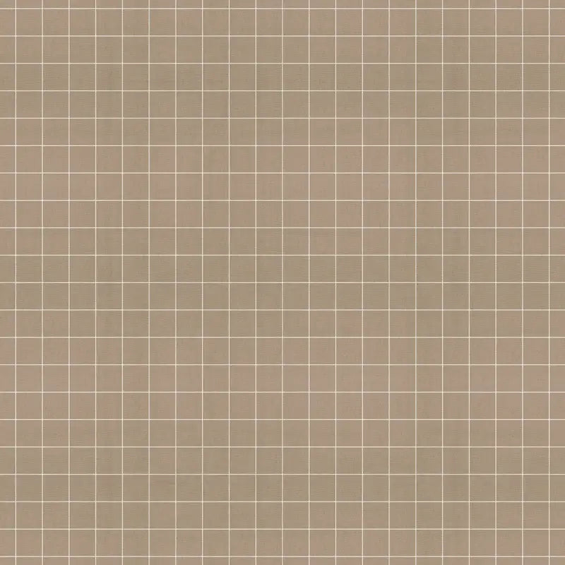 Half panama canvas checks taupe