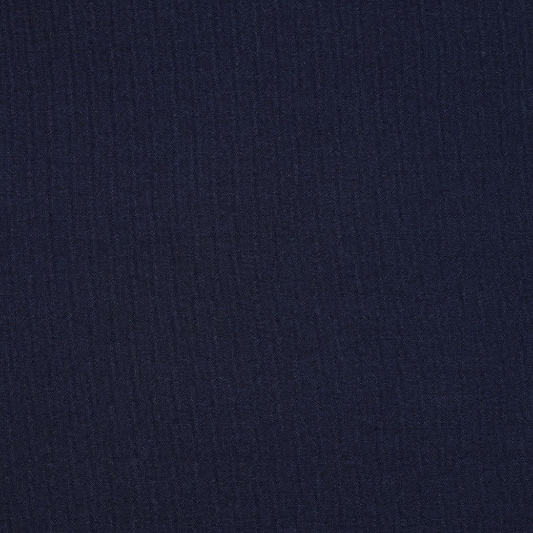 Denim french terry donkerblauw