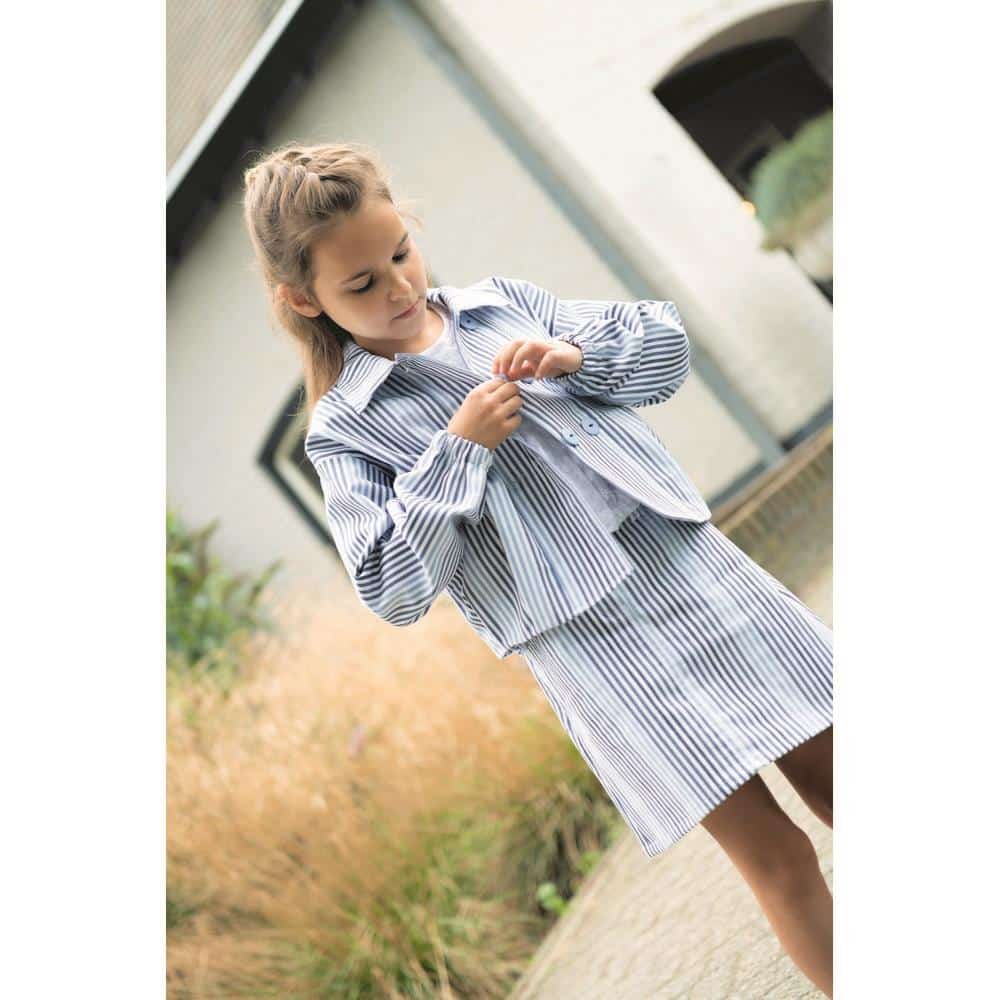 Denim stripes