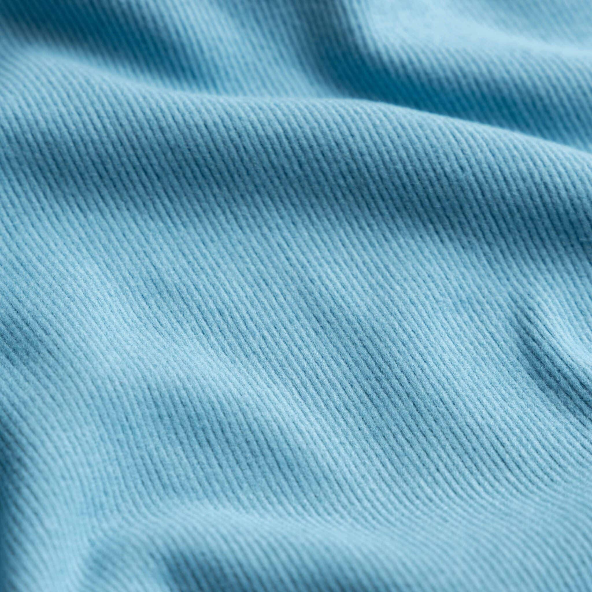 Double brushed viscose rib jersey delphinium blauw