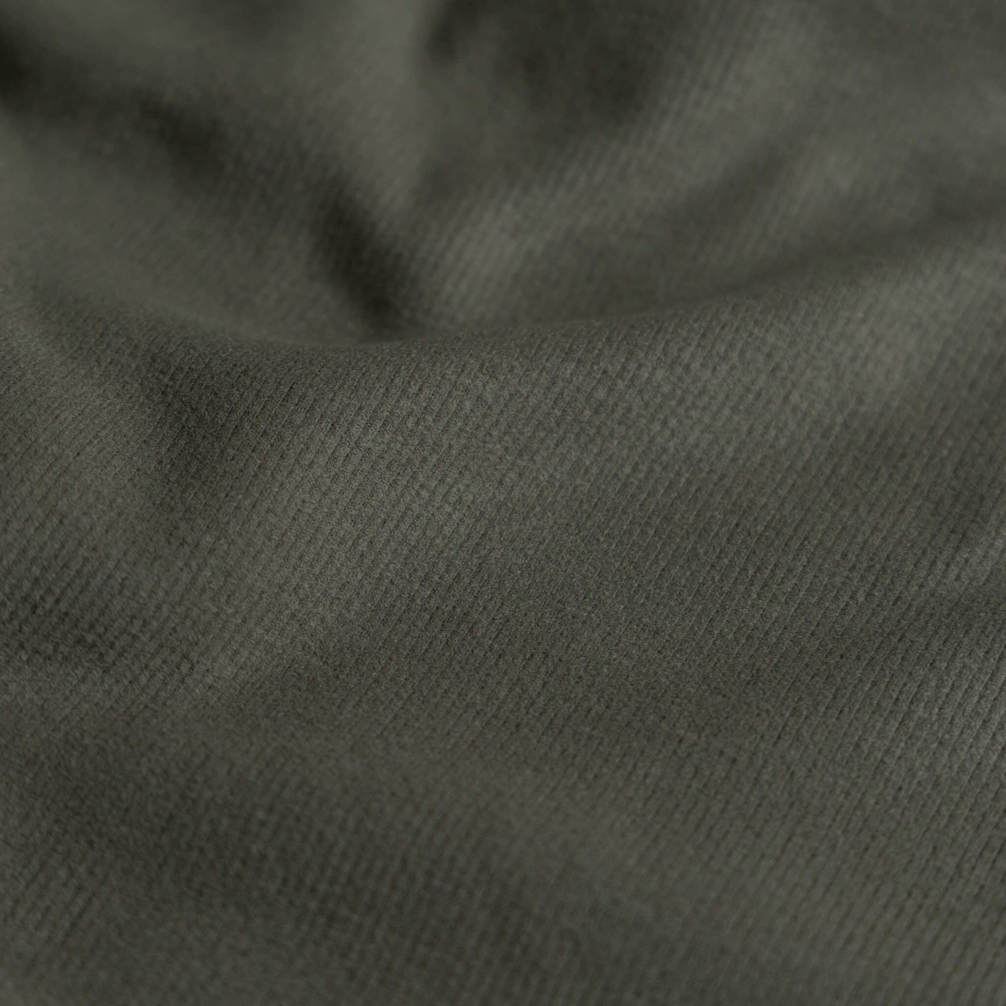 Double brushed viscose rib jersey diep olijf