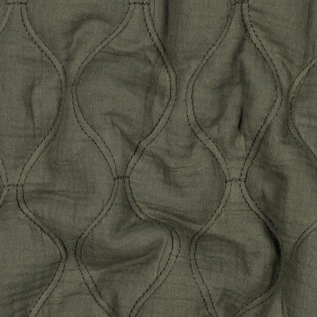 Double gauze quilt donker mosgroen