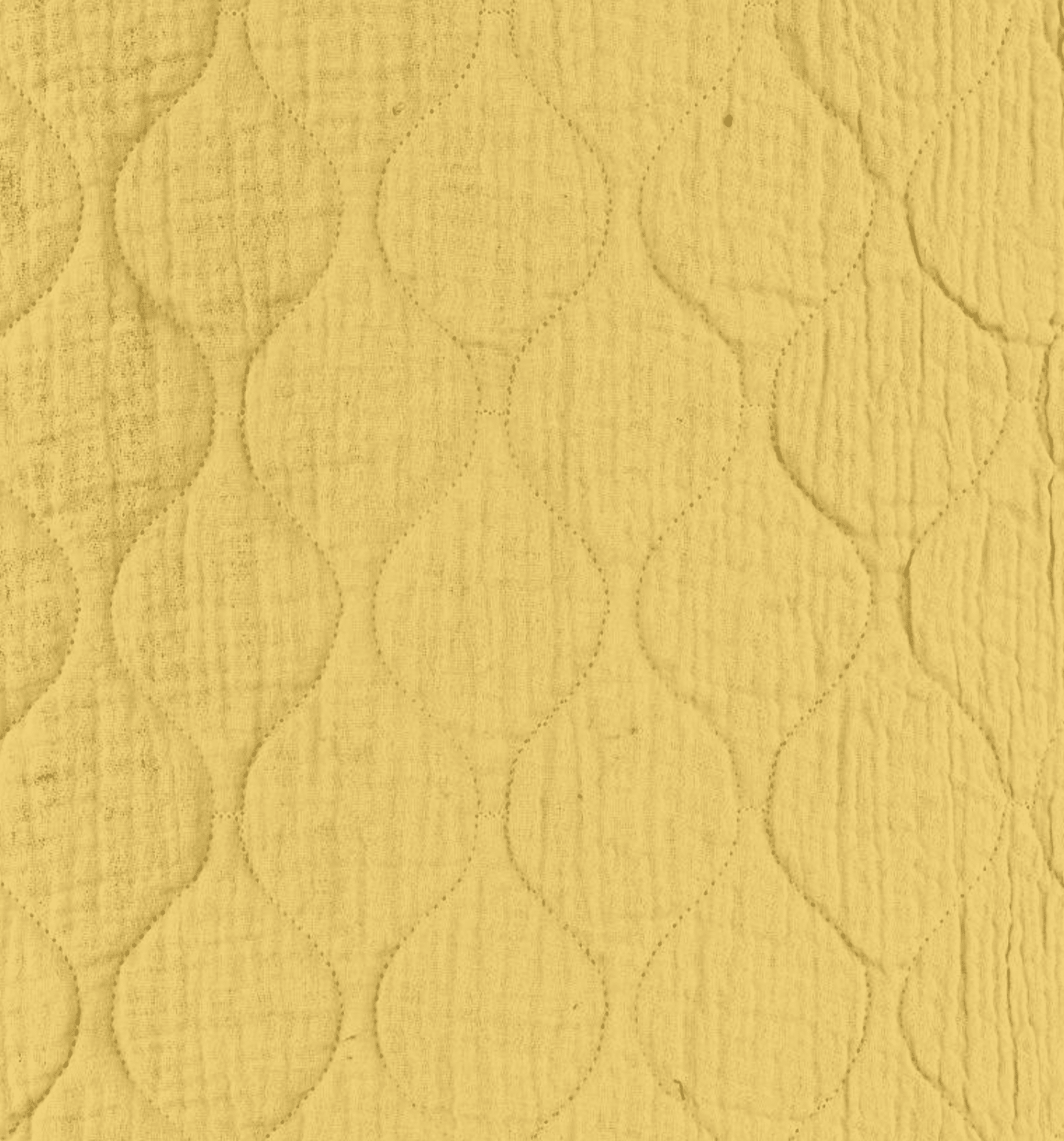 Double gauze quilt geel
