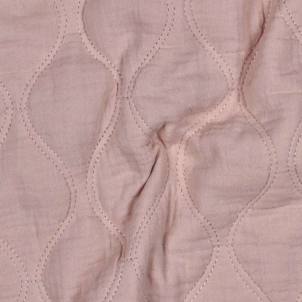 Double gauze quilt lichtroze