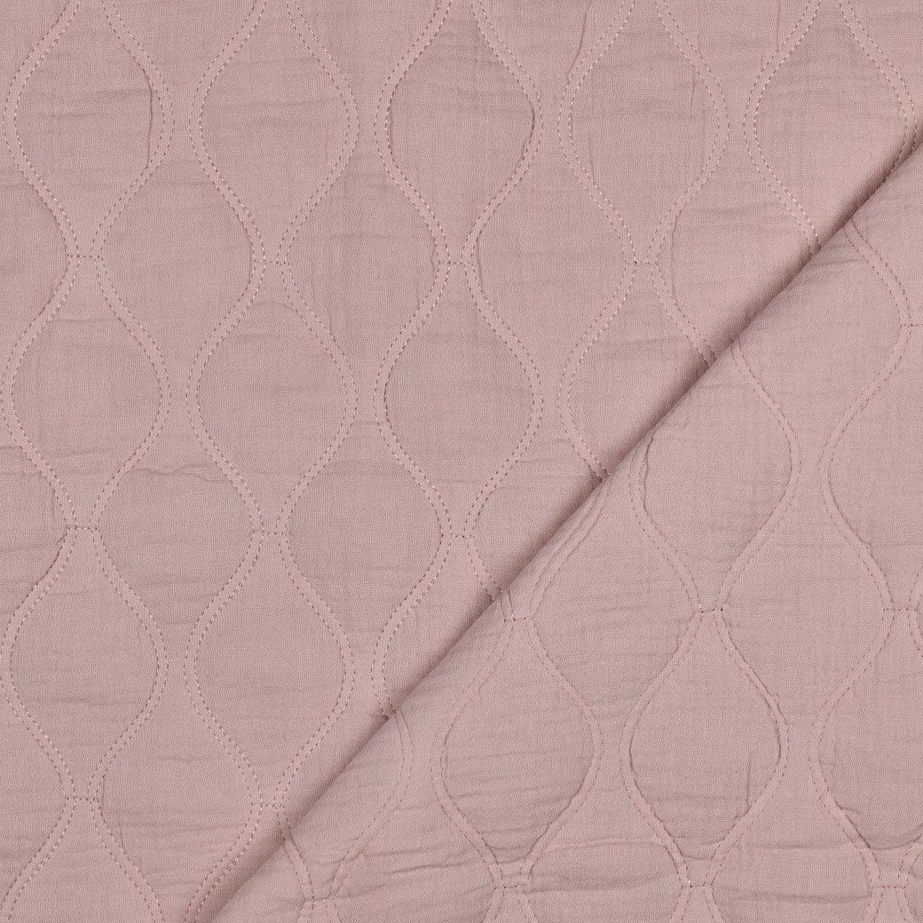 Double gauze quilt lichtroze