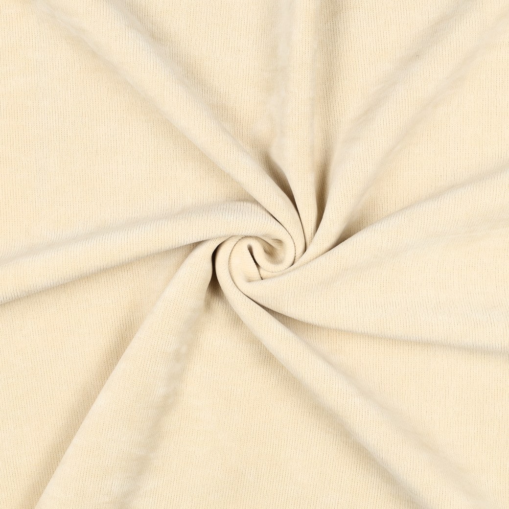 Double sided gebreide velours sherpa beige