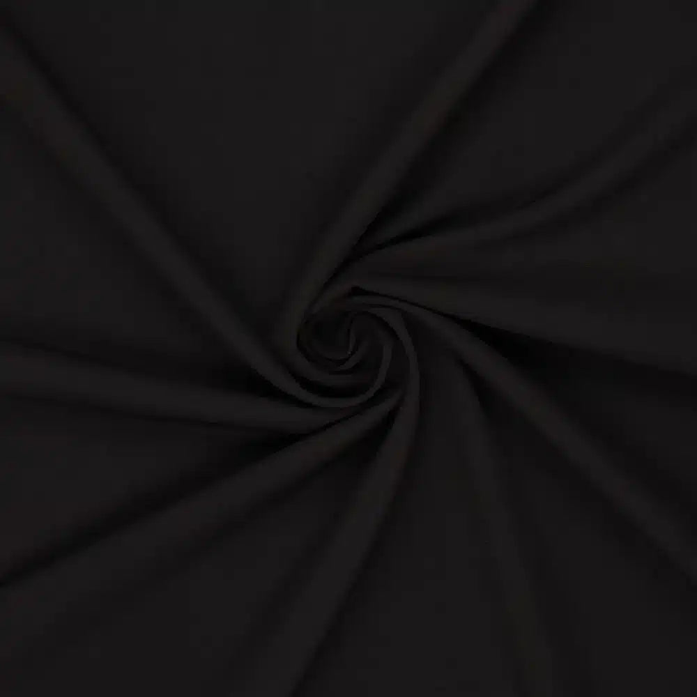 Double weave 4-way stretch zwart