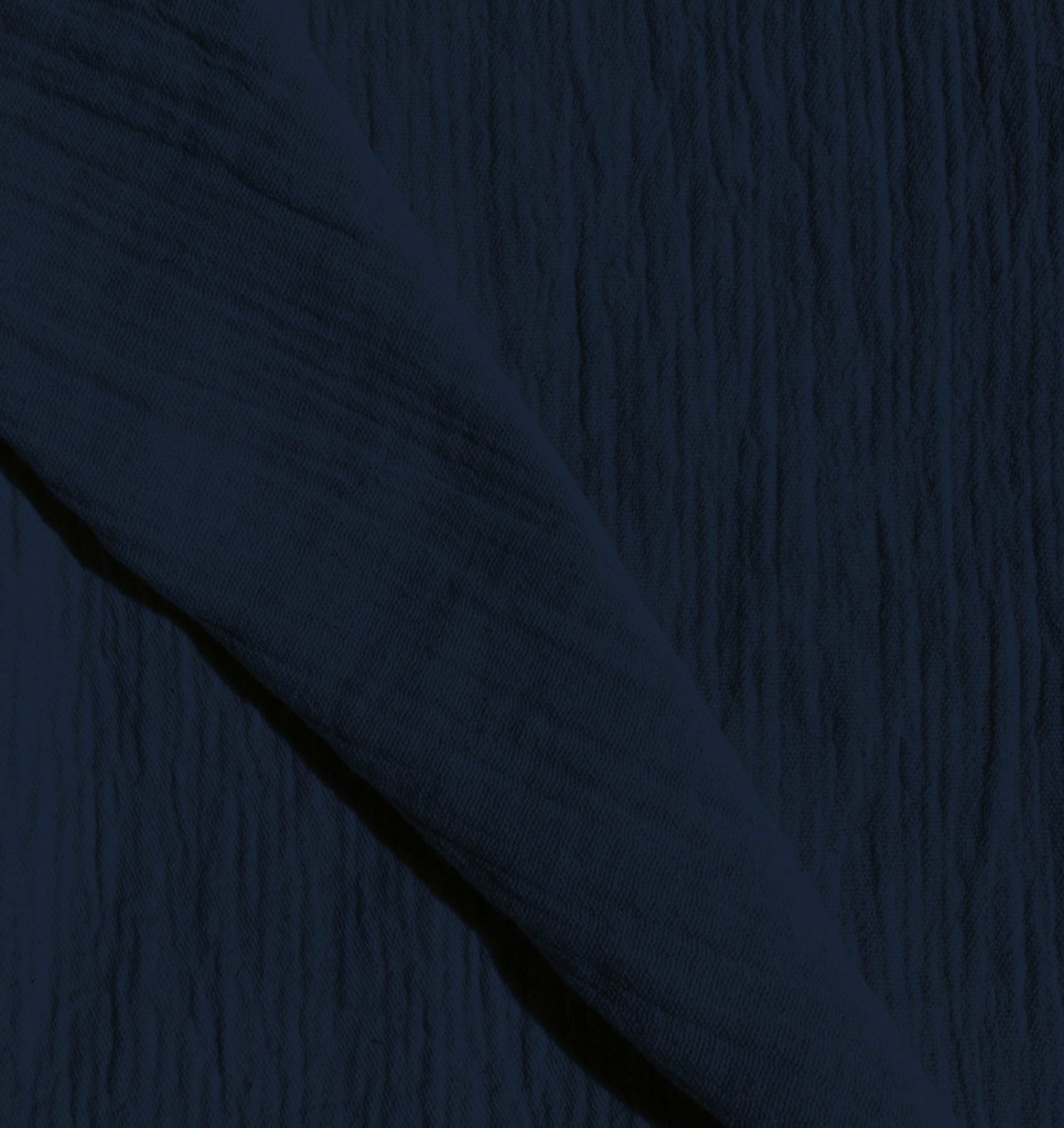 Double gauze twill navy