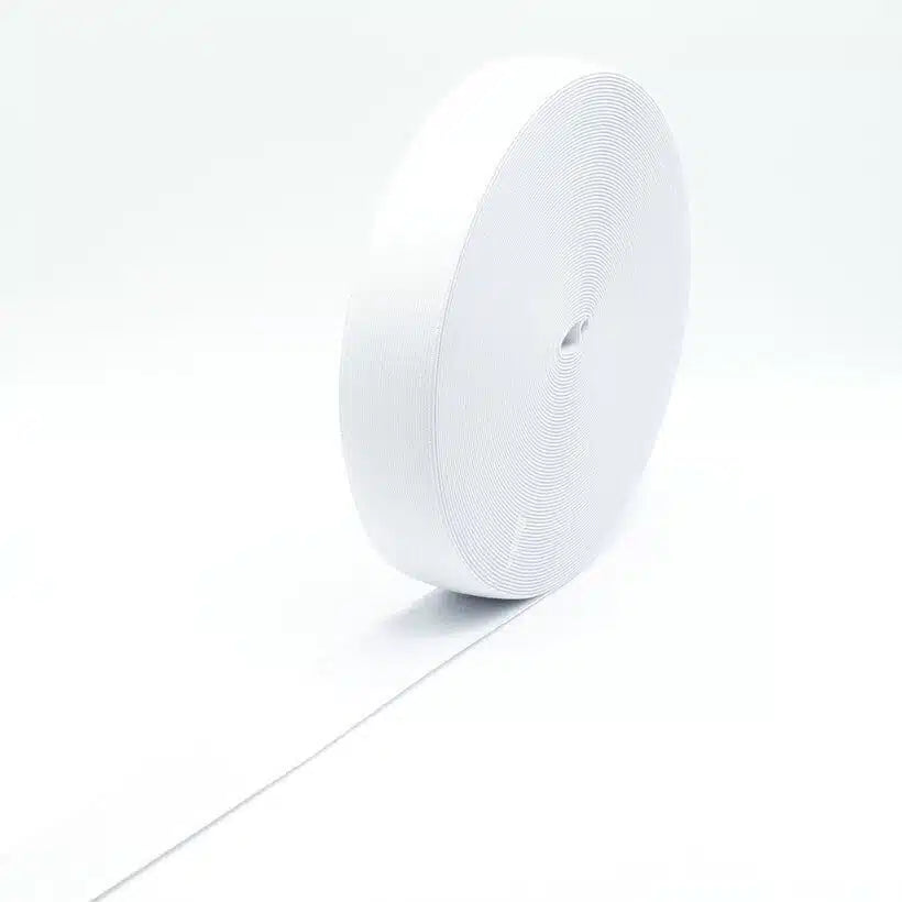 Elastiek uni 40mm wit