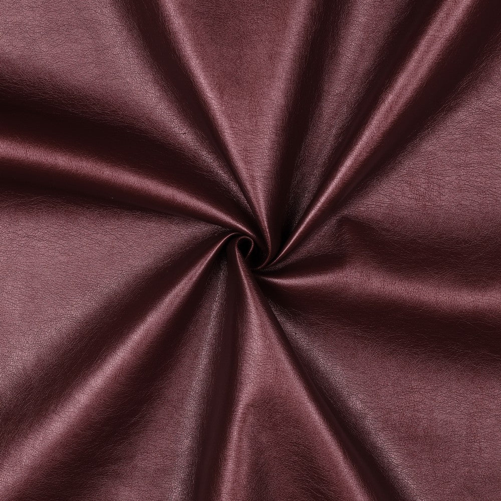 Faux leather berry metallic