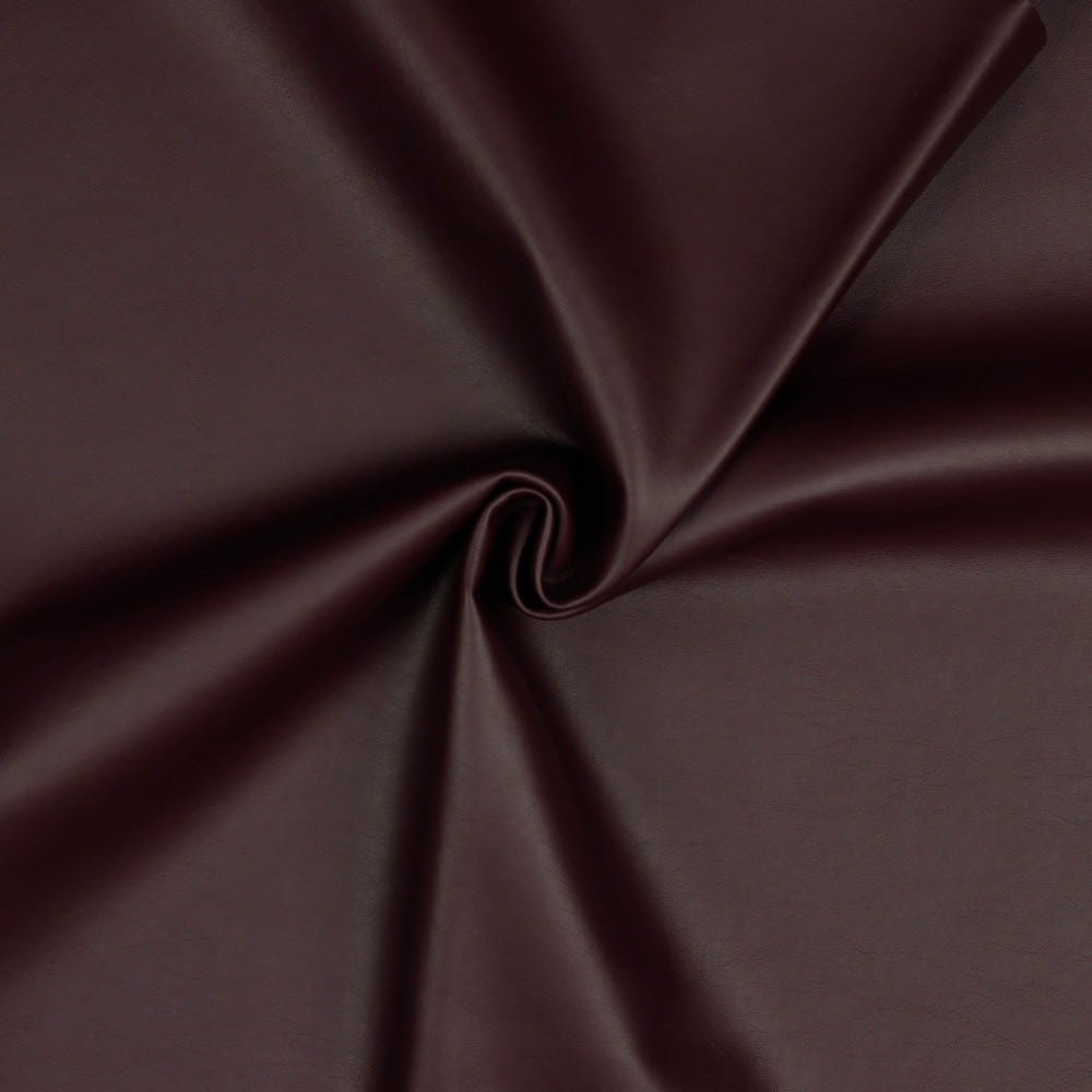 Faux leather bordeaux
