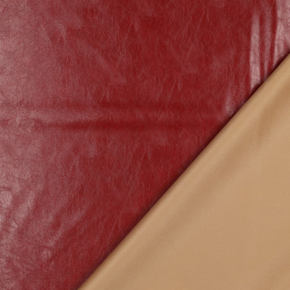 Faux leather shiny stretch rood