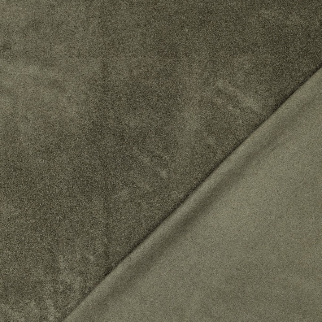 Faux suede legergroen