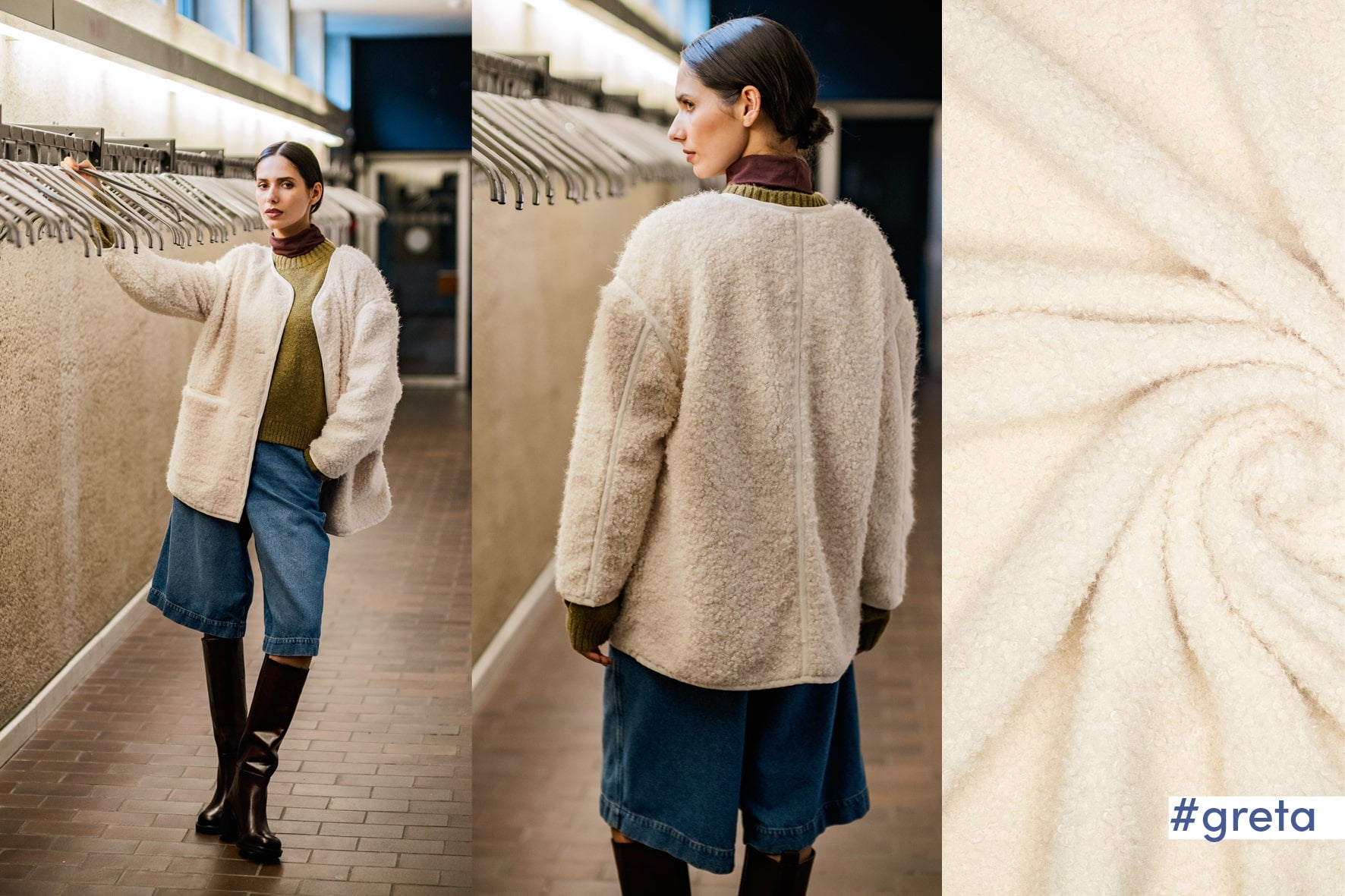 Fibre Mood - Bouclé offwhite