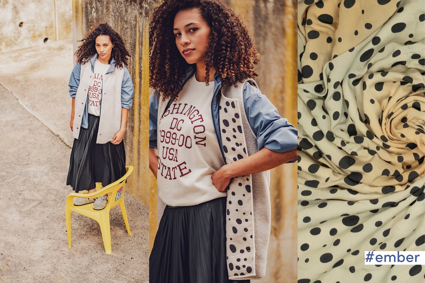 Fibre Mood - Geweven modal polyester hyena