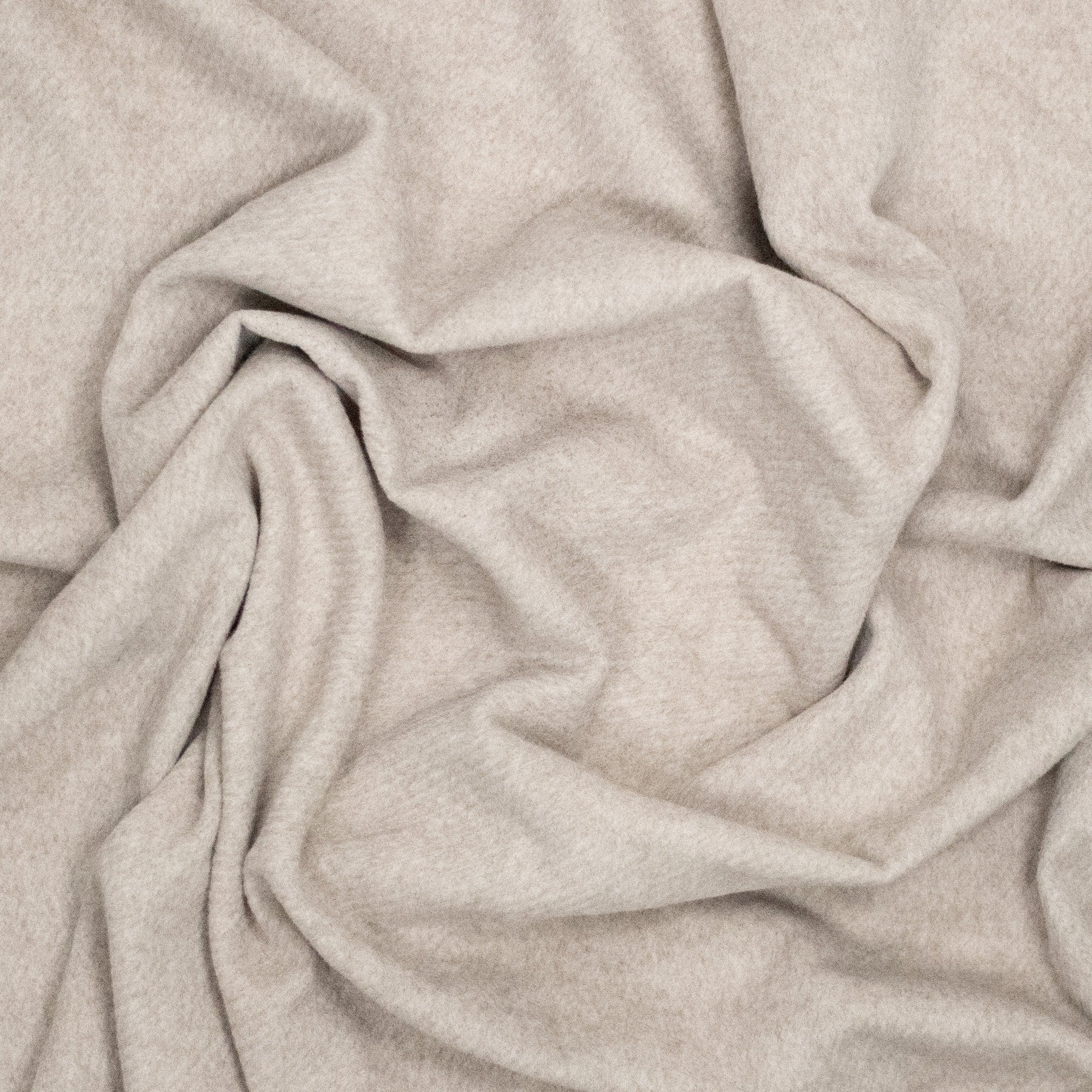 Fibre Mood - Mantelstof brushed grijs