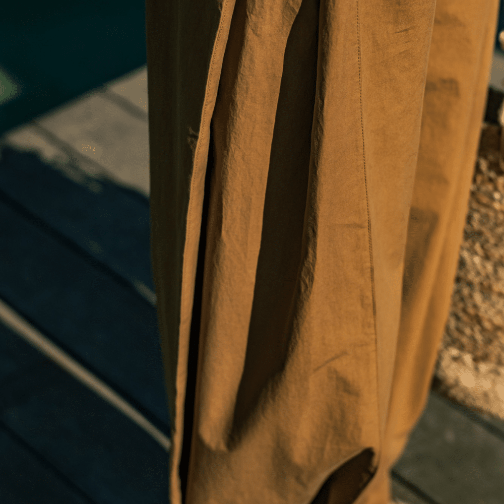 Fibre Mood - Poplin stone washed bruin