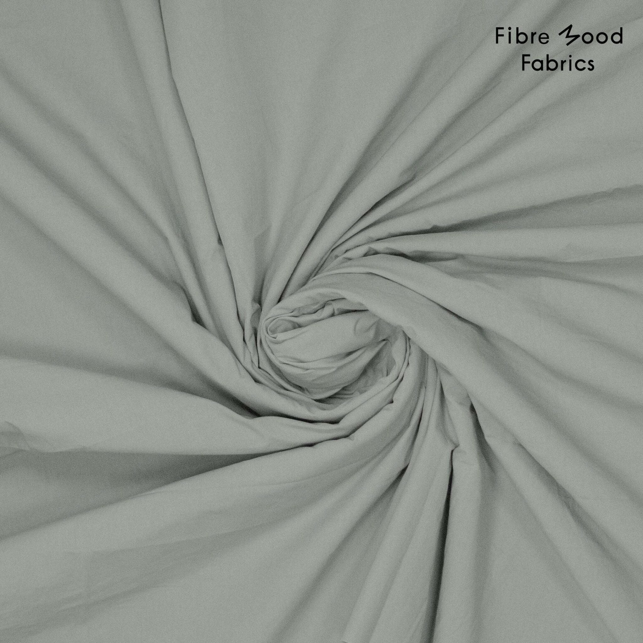 Fibre Mood - Poplin stone washed grijs