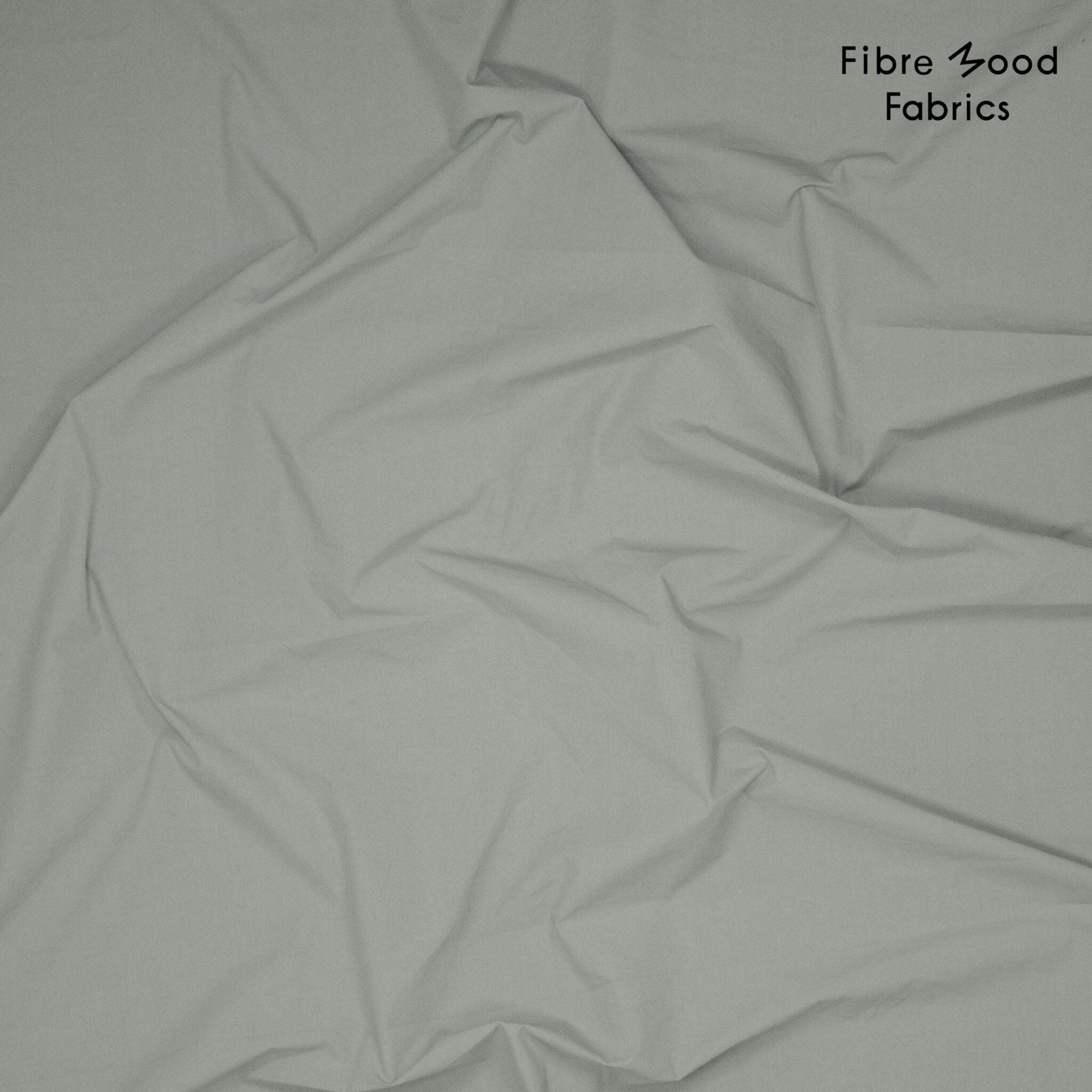 Fibre Mood - Poplin stone washed grijs