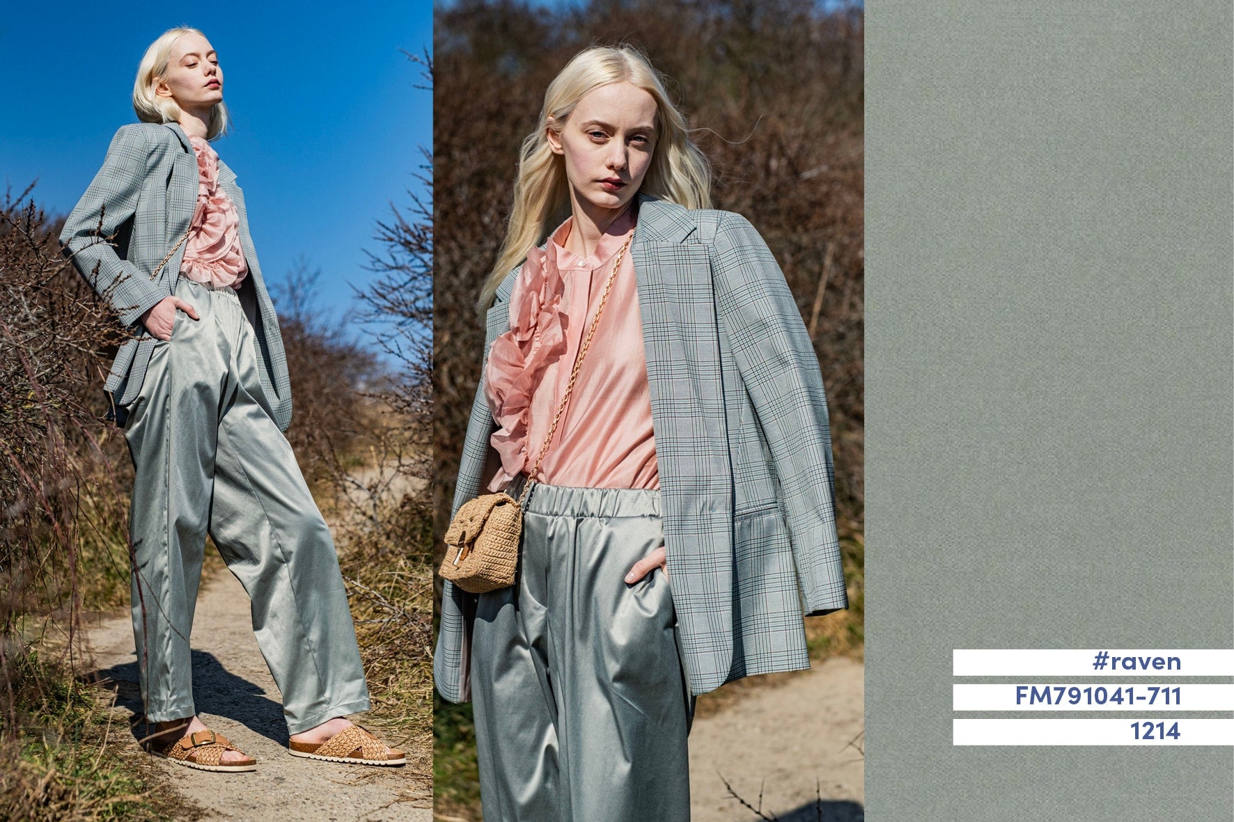 Fibre Mood - Satijn brushed groen