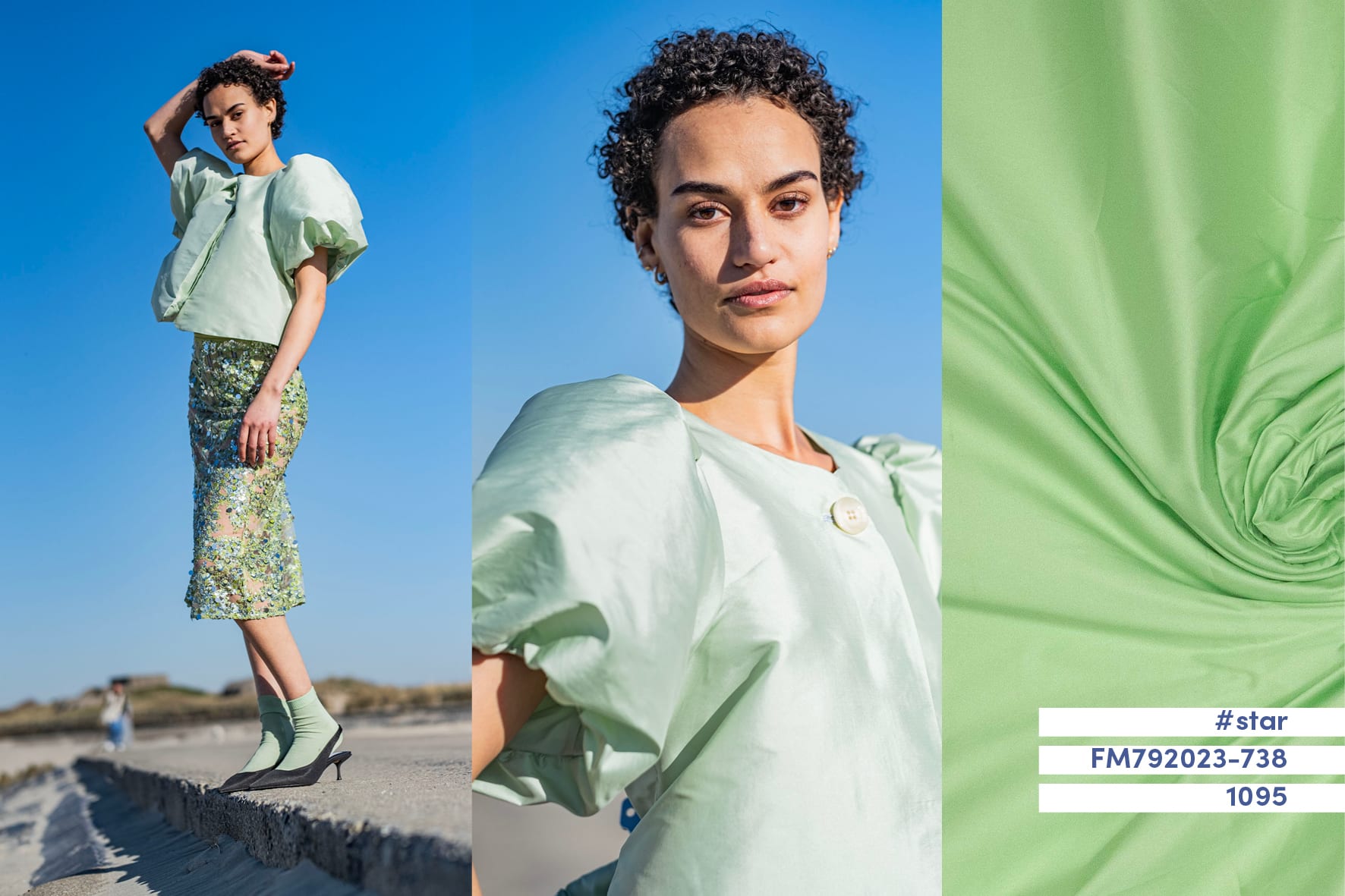 Fibre Mood - Taffeta zomergroen