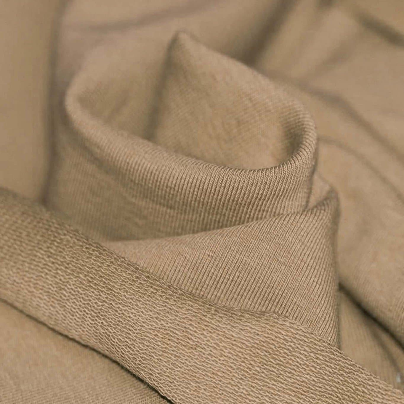 French terry uni cacao