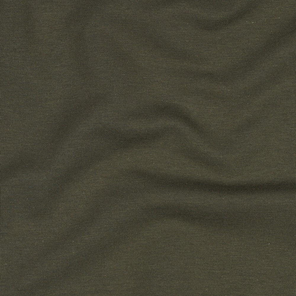 French terry uni legergroen