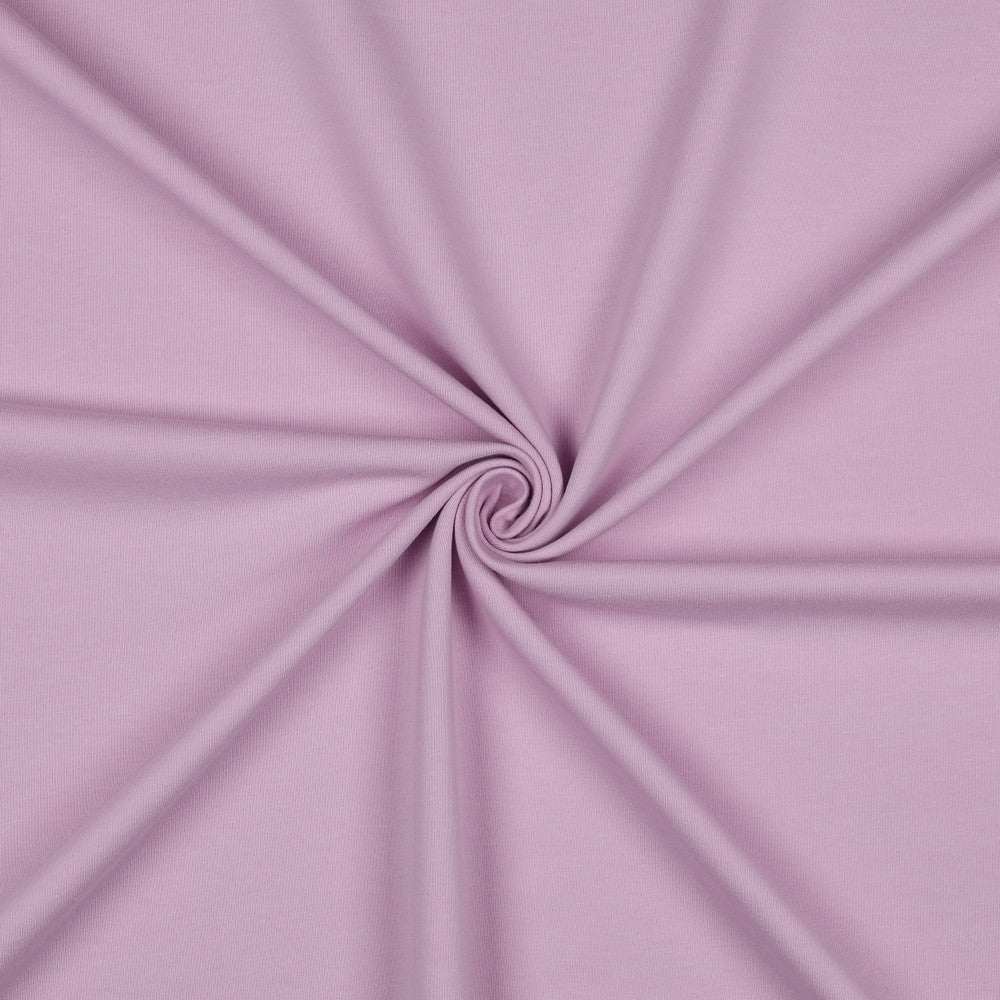 French terry uni licht lavendel
