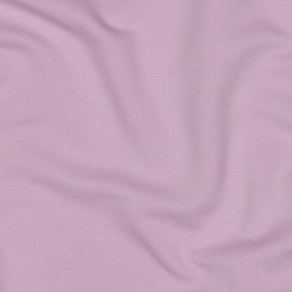 French terry uni licht lavendel