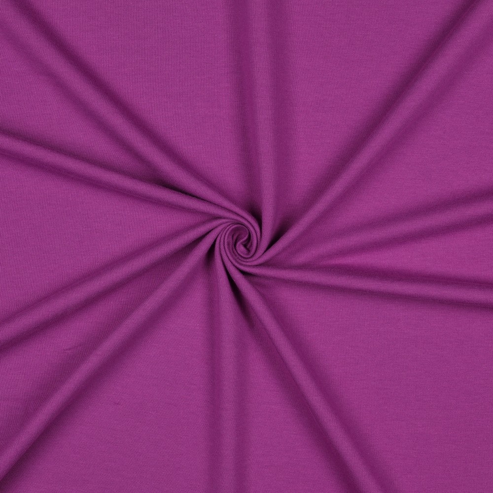 French terry uni violet