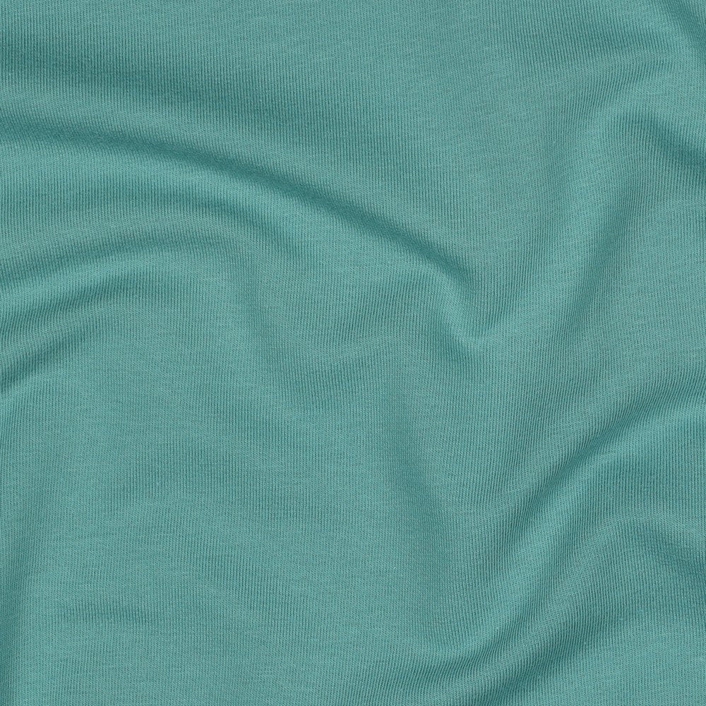 French terry uni zeegroen