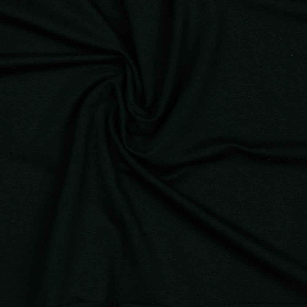 French terry uni zwart