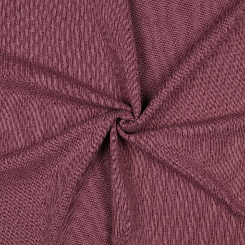 Gebreid katoen mauve