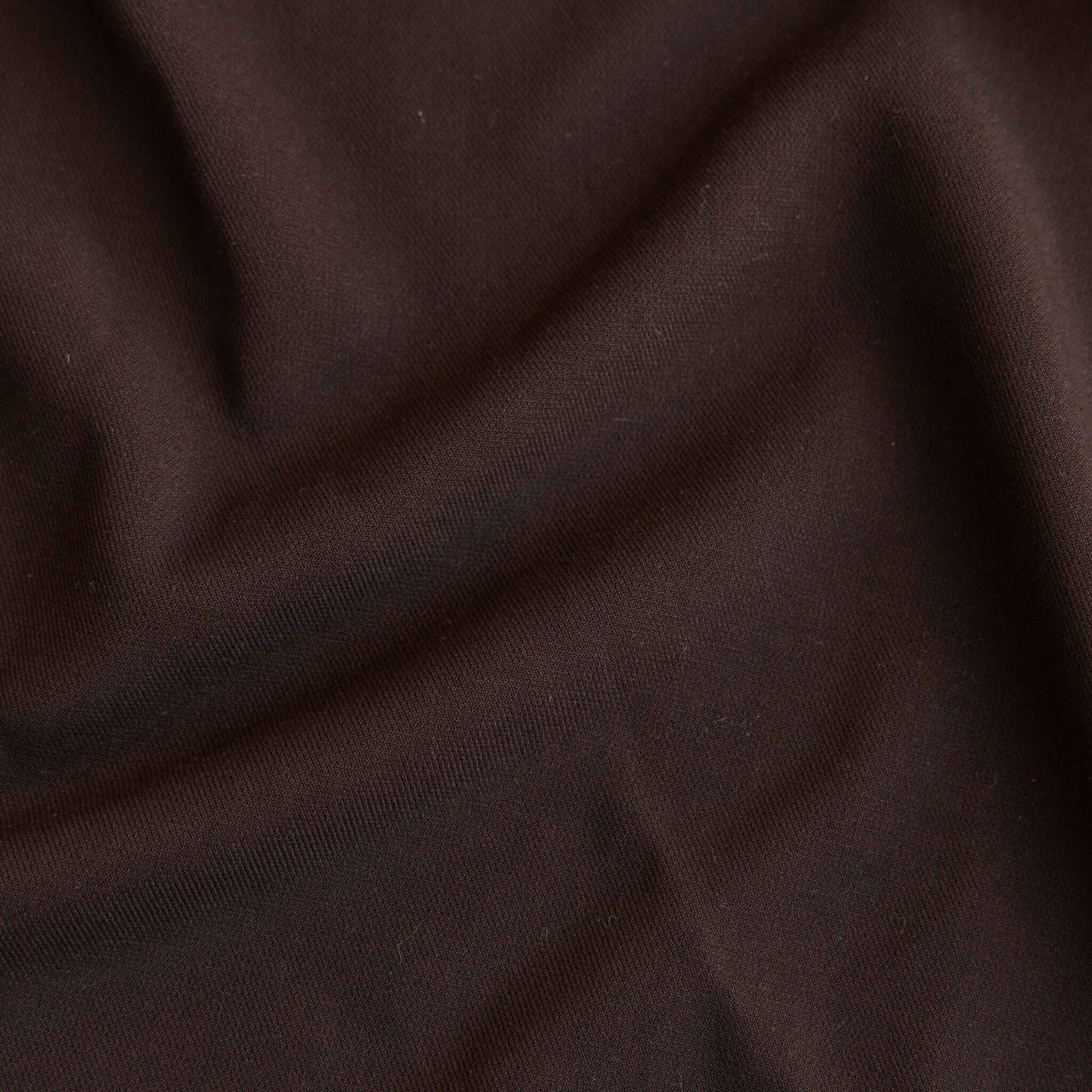 Geweven bamboo | gerecycled polyester donkerbruin