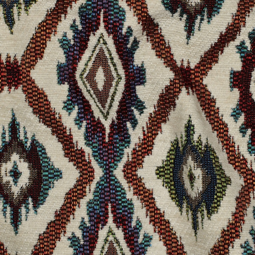 Gobelin chenille abstract ecru