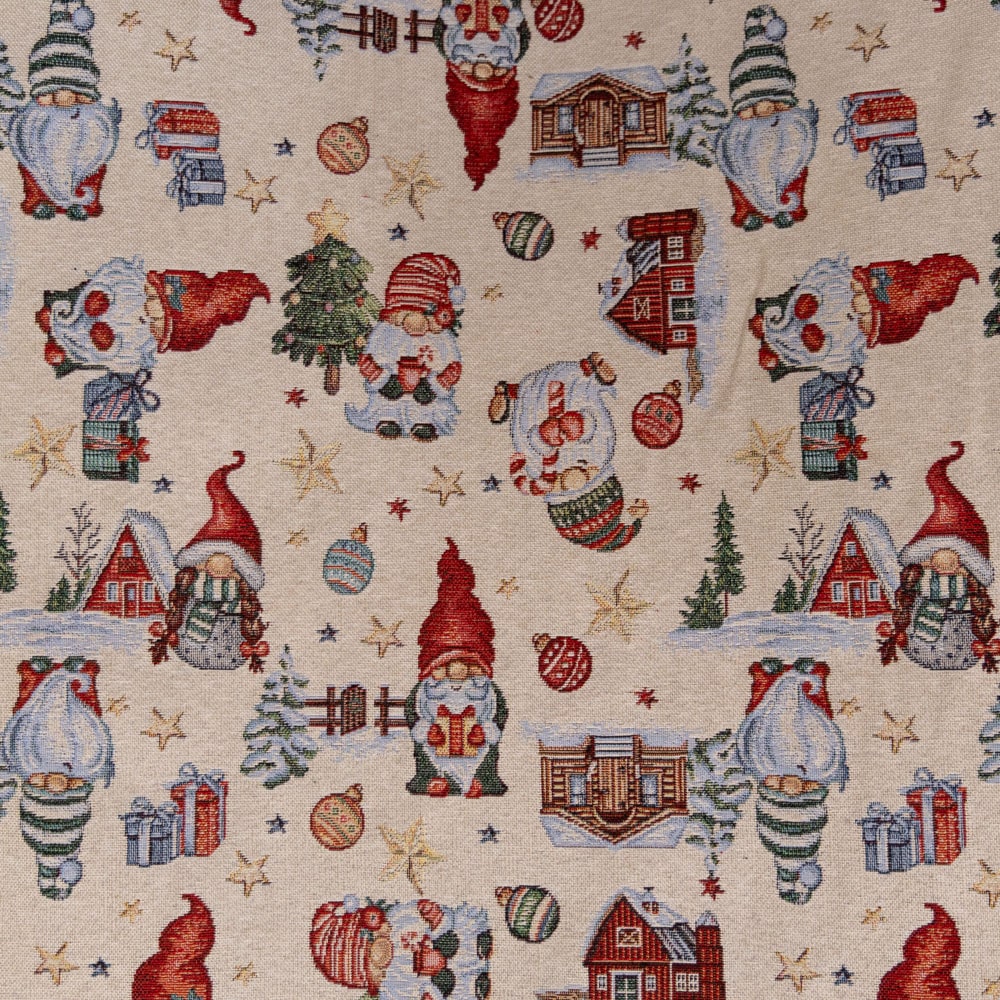 Gobelin gnoes kerstdorp