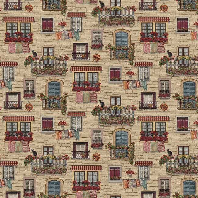Gobelin happy colourful balcony