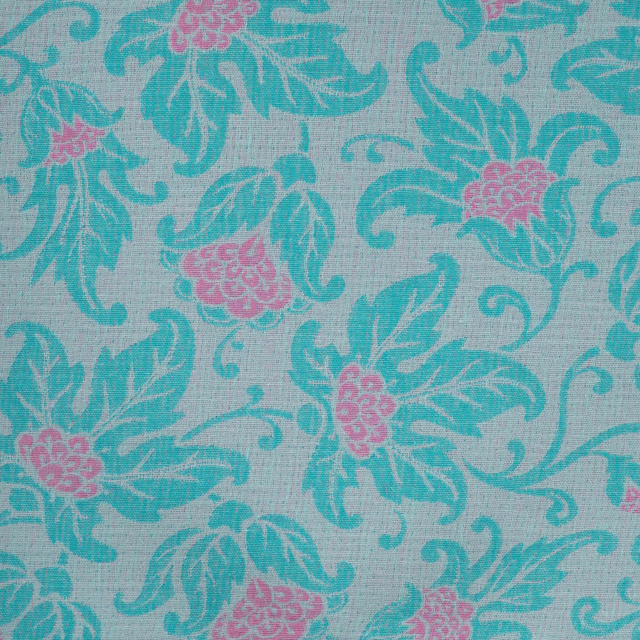 Hammam jacquard bloemen tiffany