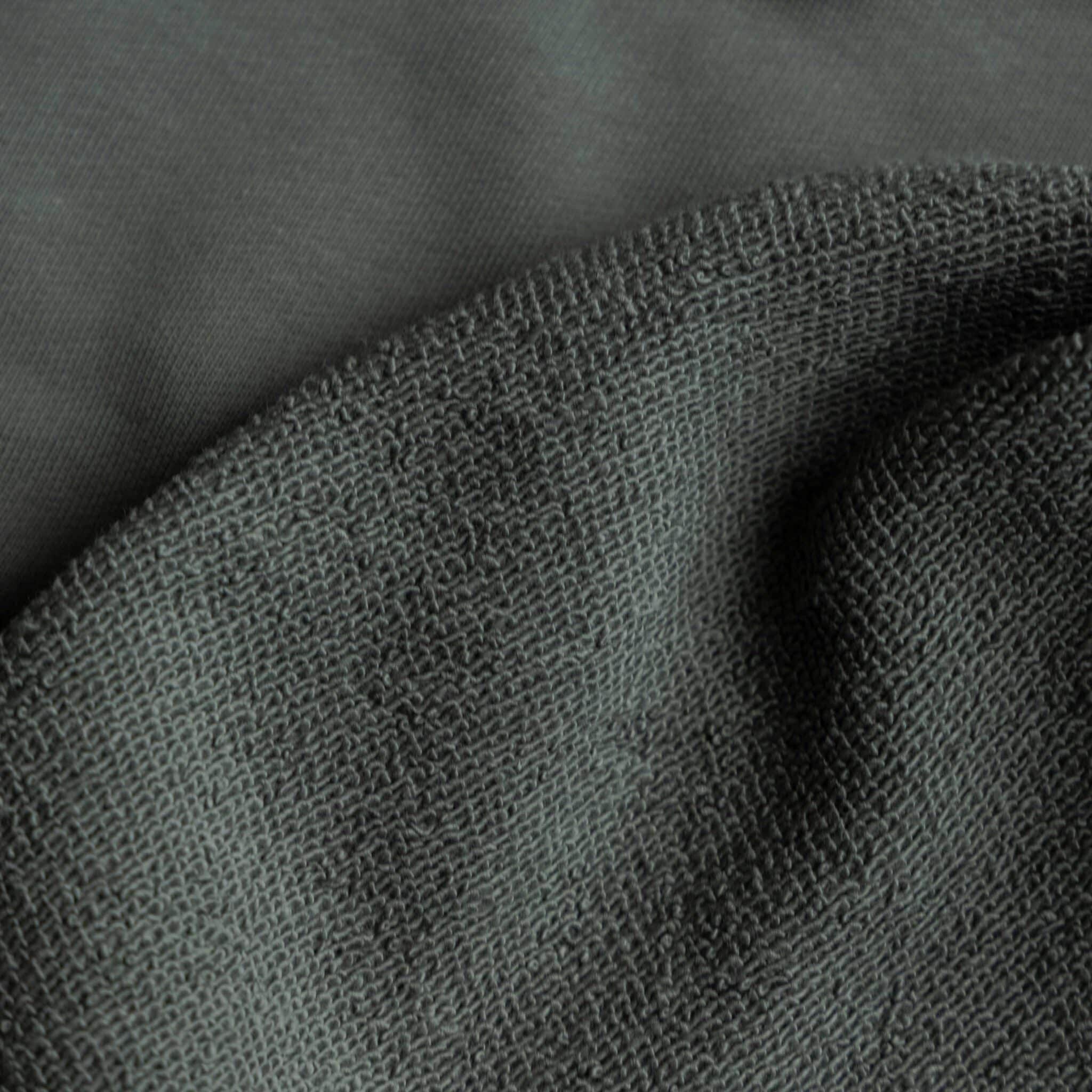 Heavy cotton sweat grijsgroen