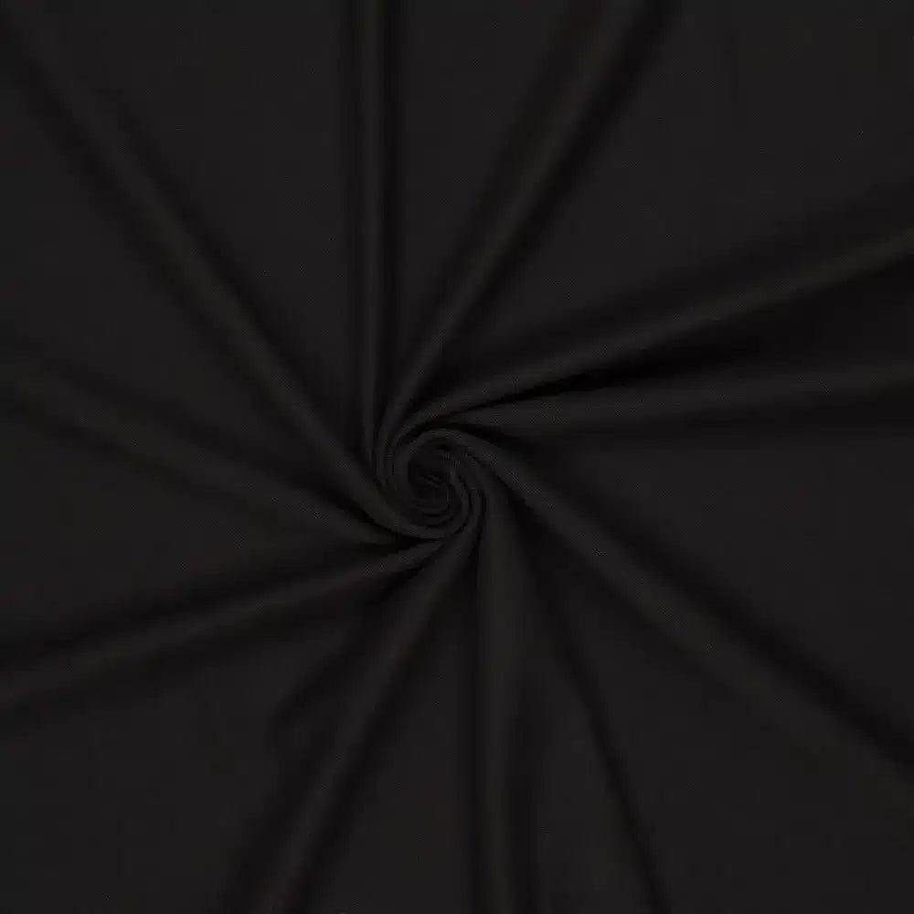 Heavy lyocell twill zwart