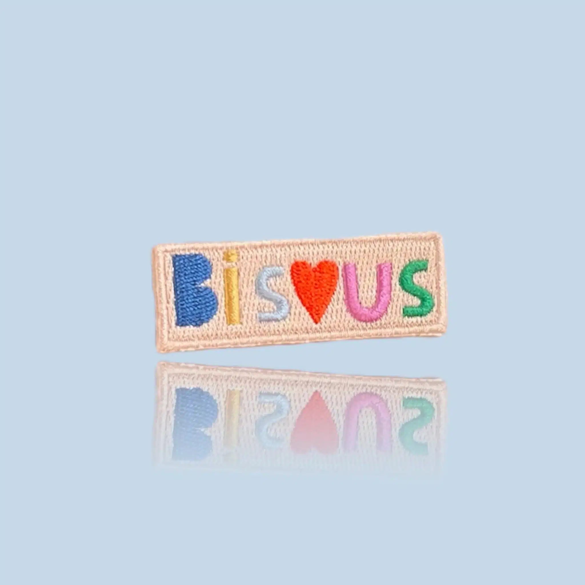 HejPatches - strijkapplicatie bisous