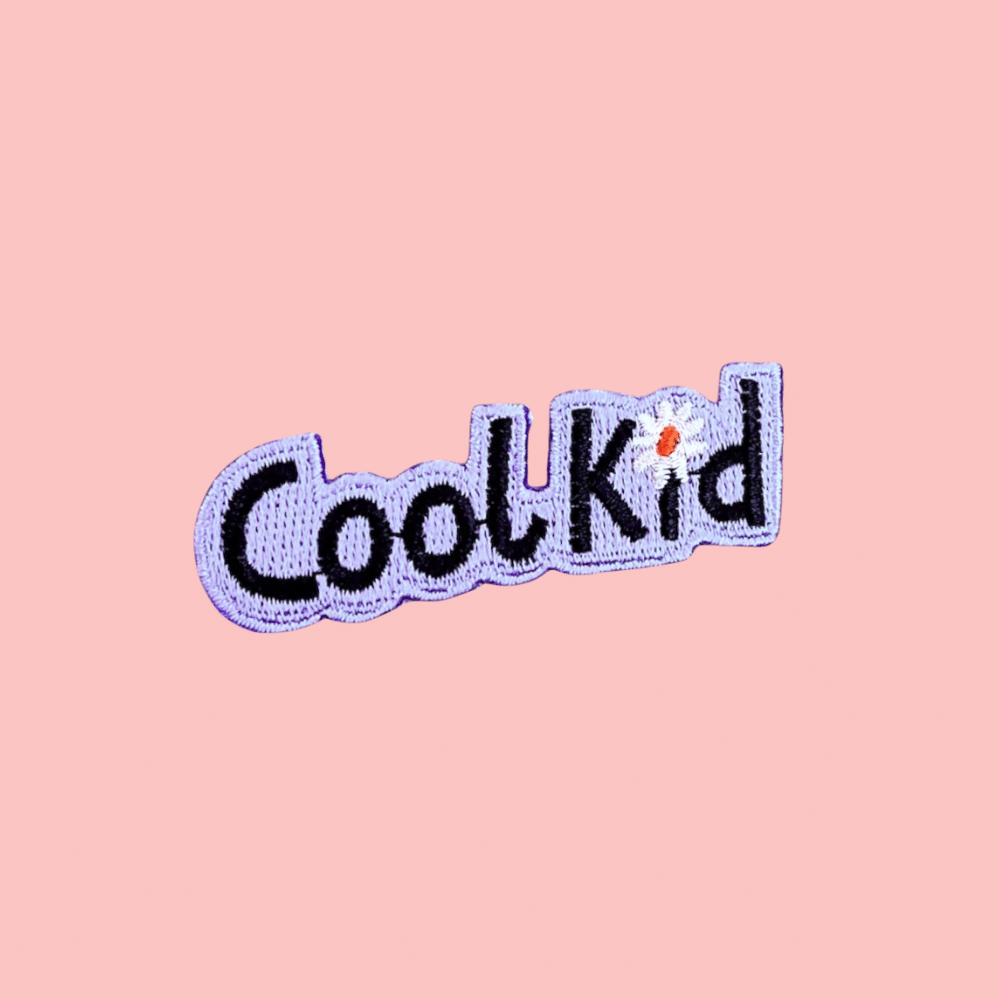 HejPatches - strijkapplicatie cool kid grape