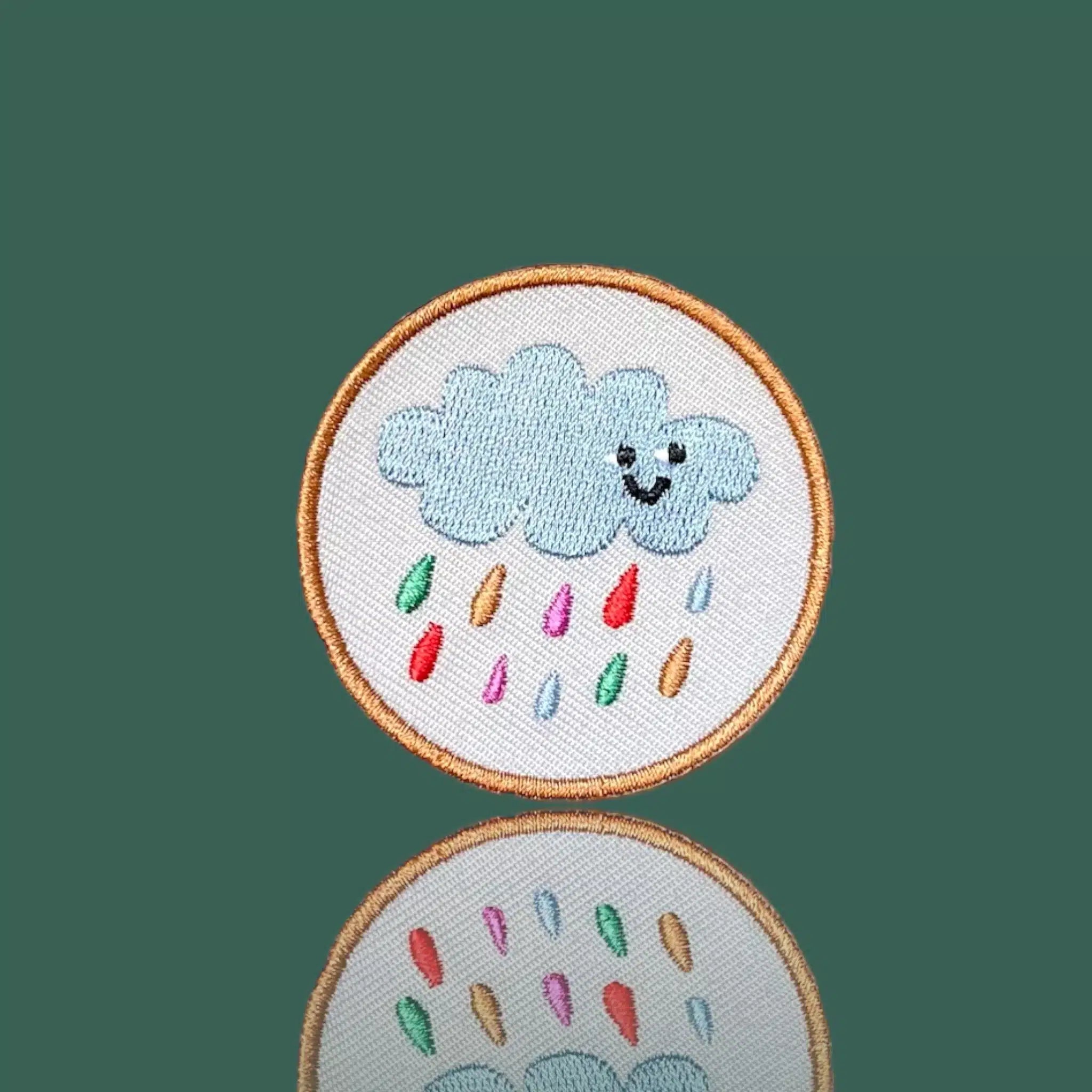 HejPatches - strijkapplicatie regenwolk