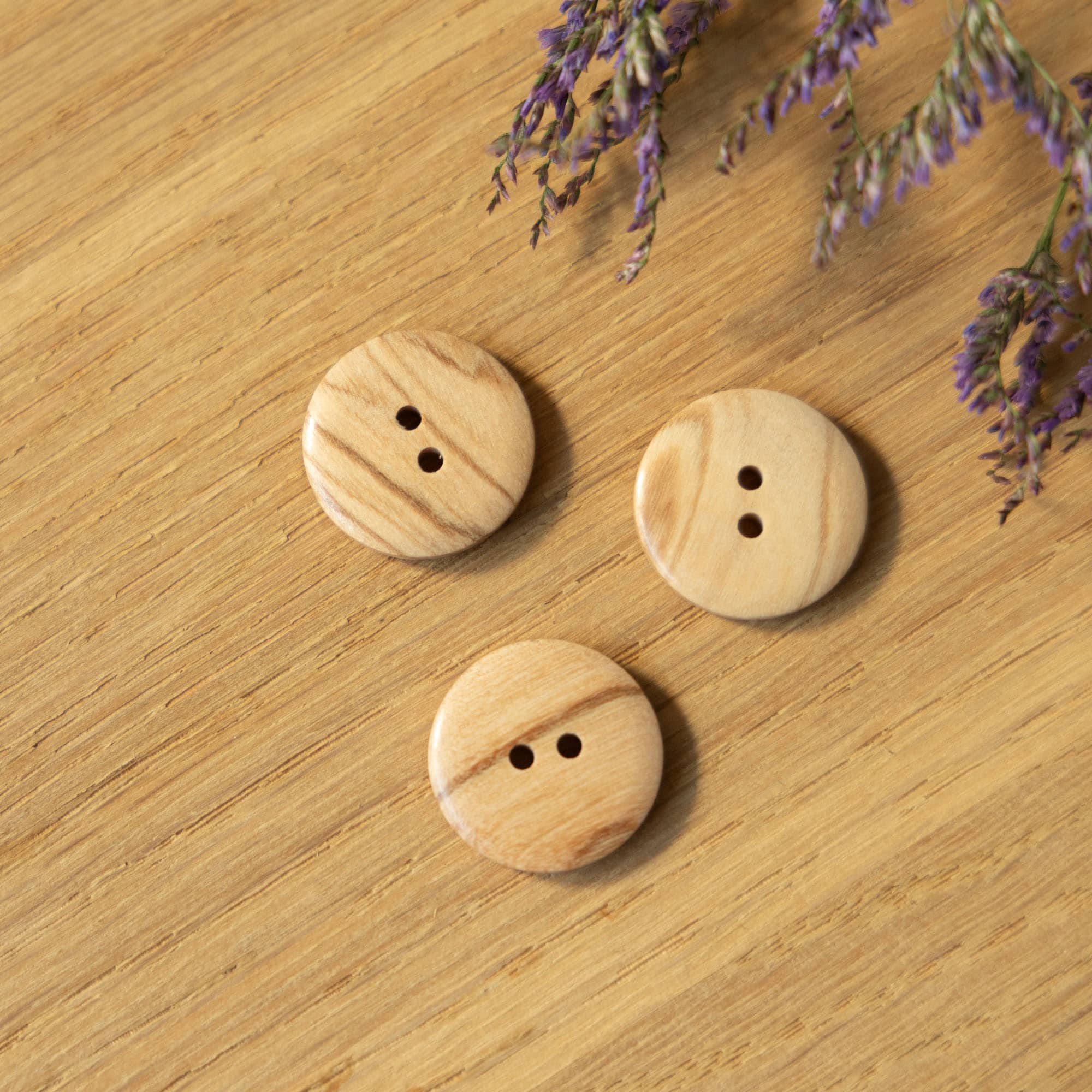 Houten knoop 18mm