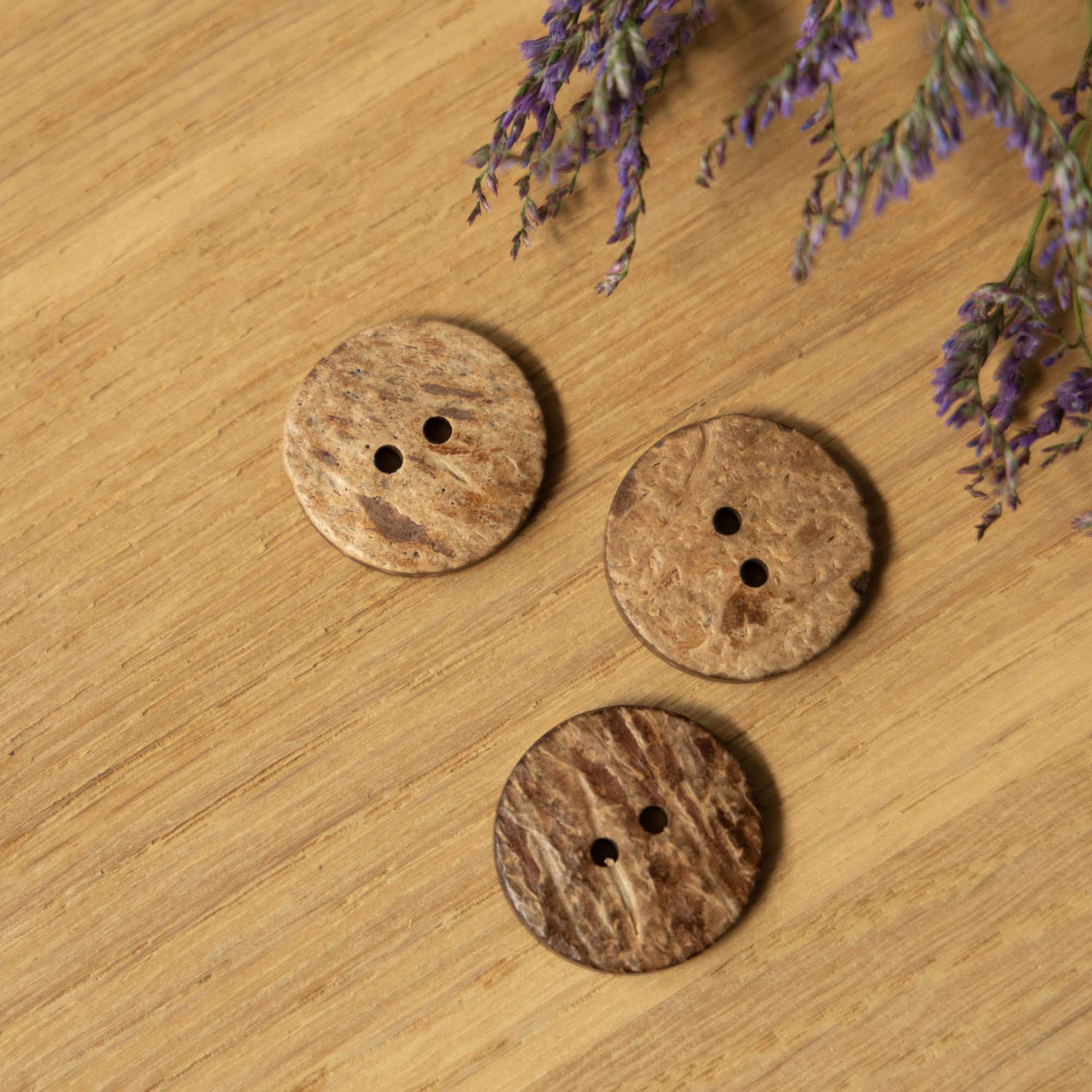 Houten knoop 22mm